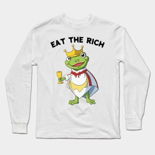 Eat The Rich Frog Long Sleeve T-Shirt